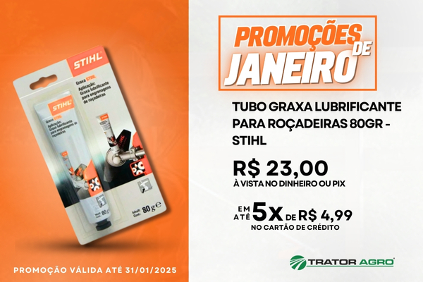 Tubo Graxa Lubrificante para Roçadeiras 80gr STIHL